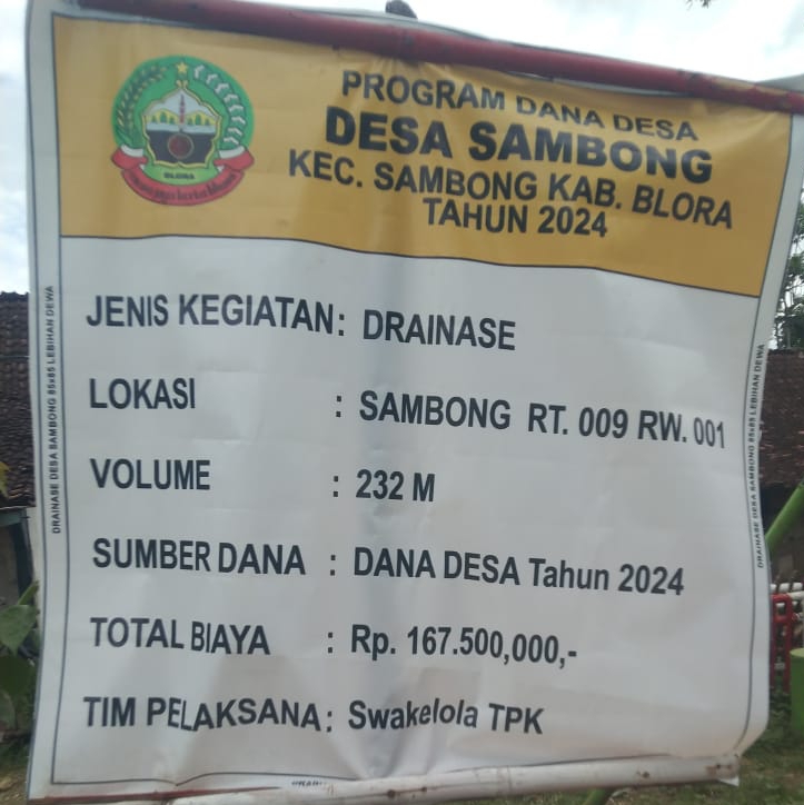 Kades Sambong Emosi, Diduga Proyek DD 167 Juta Asal Jadi